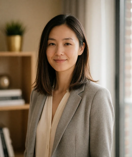 Mei Xiu, a marketing manager from China, one of the verified member profiles on the AsiaFlame dating site