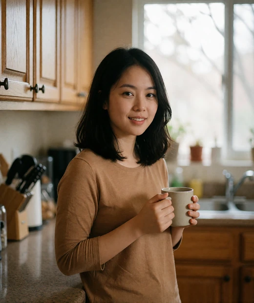 Linh, an accountant from Vietnam, an example of the detailed member profiles on AsiaFlame